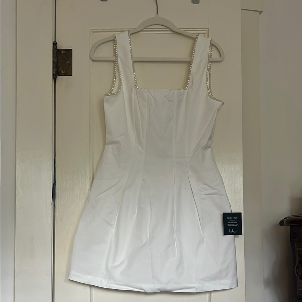 Elegant White Dress by LK Bennett